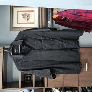 2XL Murano black silk shirt